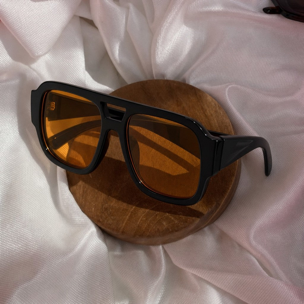 Vivra Shades | Retro Square Double Bridge Sunglasses in Bold Candy Colors | UV400