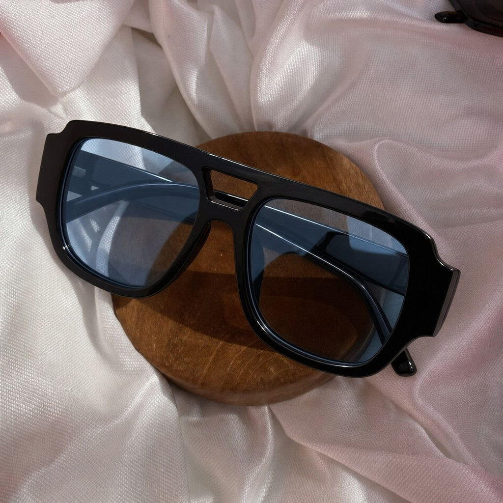 Vivra Shades | Retro Square Double Bridge Sunglasses in Bold Candy Colors | UV400